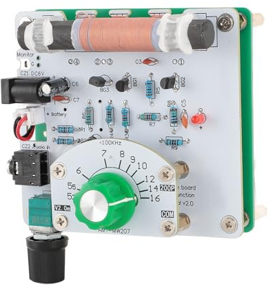Trasmettitore a Onde di Media AM Radio Circuito Fai -da -te Facile Assemblaggio Assembly Qualità Paragonabile Alla Trasmissione FM per gli Studenti Sperimentatori Kit PCB
