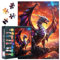 1000 Stück Majestic Dragon Jigsaw Puzzle Für Erwachsene Geburtstag Party Geschenke Jigsaw Puzzles Impossible Challenge Dragon Puzzles Perfekt Für Familie Freunde Game Night 50cmx70cm