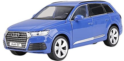 Modellauto Im Maßstab 1 32 Für Audi Q7 SUV Legierung Druckguss Modellauto Sammlung Display Kind Spielzeugauto Geschenk Für Die Sammlung(A)