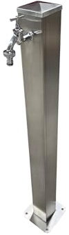 95cm Wassersäule Edelstahl 1/2 Zoll ohne Schlauchhalter Schlauchanschluss