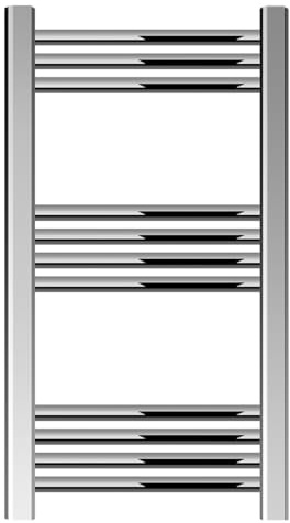 Balterley Straight Heated Heated Towel Rail Radiator, 199W, 400 x 800mm, Chrome