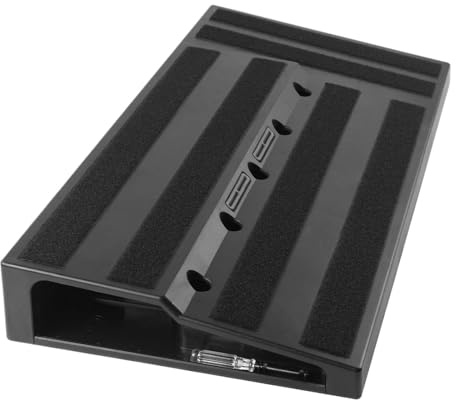 Angetriebenes Pedalboard – Aluminiumlegierung 0,83 Lb, Superleichtes Effektpedalboard, Leichter, Verschleißfester Pedalboard-Organizer, Langlebiger, Stabiler Gitarreneffekt-Setup-Ständer Für Den Einsa