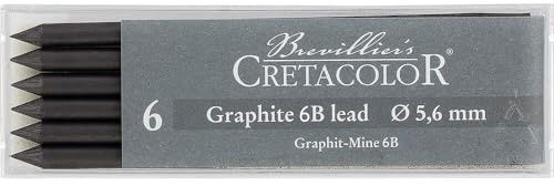Cretacolor Graphite Lead, Graphite Lead 6B