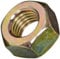 Brass Hex Nut, Plain Finish, ASME B18.2.2, 3/8-24 Thread Size, 9/16 Width Across Flats, 21/64 Thick (Pack of 25)