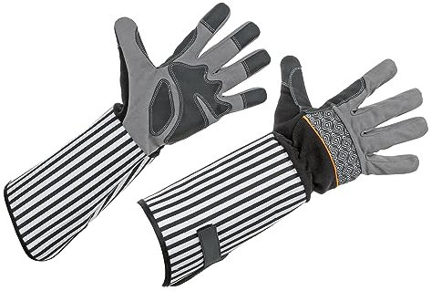 Kerbl 297534 Rose Garden Rosenhandschuhe Gartenhandschuhe, lange Stulpe, Stachelschutz, Größe 10