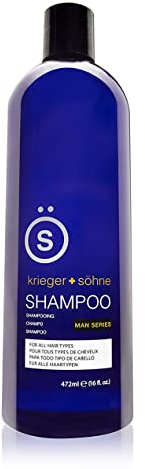 K + S Herren-Shampoo Profi Qualität - Mit Teebaumöl um Haarausfall, Schuppen und trockener Kopfhaut vorzubeugen (472ml-16oz)