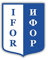 Aufkleber/Sticker IFOR Truppen Militär ISAF Wappen Abzeichen 7x6cm A1752