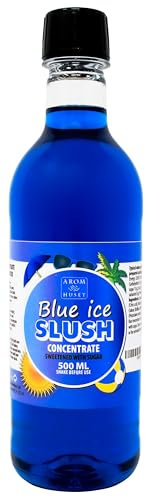 Blue Ice-Slushkonzentrat 500 ml, Mischungsverhältnis 1:5 | Slush-Eis | Crush-Eis | Wassereis | ohne künstliche Farbstoffe | für Slushie-Maker