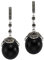 Zeeme Gemstones Damen Ohrringe 925/- Sterling Silber 4,3cm Glänzend Markasit weiß 358220374