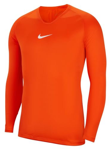 Nike Herren Dri-fit Park First Layer Thermal Long Sleeve Top, Safety Orange/White, XL EU