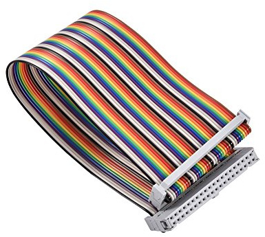 Kafuty 40-poliger GPIO-Adapter, weiblich auf weiblich, flexibles Kabel, Flachkabel, für Bananenpi/Raspberry Pi 2/3