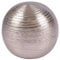 New Home Dekokugel aus Keramik Silber 15,5cm Tischdeko Silberkugel Dekofigur Kugel