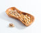 Darido Snackteller aus Olivenholz 24x10 cm – Servierteller aus Holz – Nussschale – Handgemacht – Weihnachtliche Snackschale – Dekorativer Teller – Schale für Dips – Servierplatten Snack Bowl