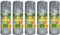 HitlineUK 5 x 400ML GREY SPRAY PAINT TWILIGHT EFFECT GARDEN SHADES PAINT FOR ALL GARDEN WOOD