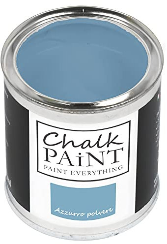 Chalk Paint Everything® – Pintura tiza Azzurro Polvere vuelva a dar color fácilmente todo tipo de material sin lijar (750 ml)