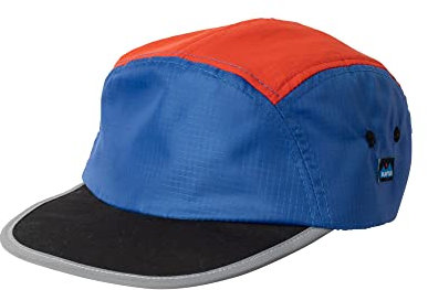 KAVU Reflex Hat Cord Five Panel Low Profile Cap-Americana