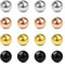 Rajnard Piercing Kugeln 14G 8mm Ersatzkugeln für Piercing Schmuck Chirurgenstahl Bauchnabelpiercing Zungenpiercing Septum Industrial Piercing