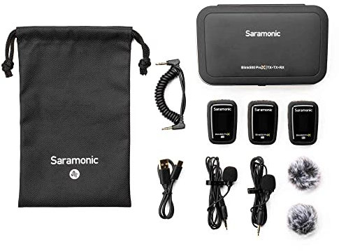 Saramonic Blink500 Prox B2 Sistema de Micrófono Inalámbrico de Doble Canal