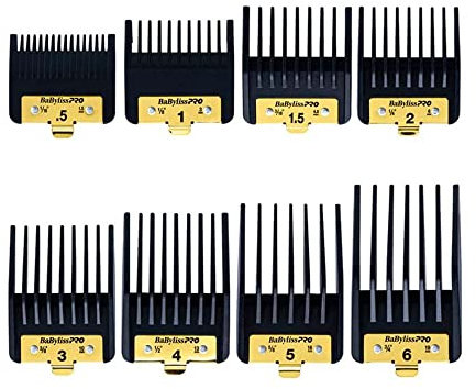 Babyliss Pro 4Artist FXPCGE Premium Clipper Guards - 8 Aufsteckkaemme Satz