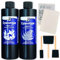 Creative Crafters Cyanotypie Kit mit Handgefertigtem Künstlerpapier, Schaumpinseln & Tipps Blatt - Cyanotype Kit zur Herstellung von Solar Fotopapier für Sonnenographie, Solardrucke