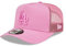 New Era Los Angeles Dodgers MLB Tonal Mesh Pink A-Frame Adjustable Trucker cap - One-Size