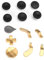 Tbest Series X Controller Elite 2 Gamepad Swap Joysticks Paletas Reemplazo de Accesorios para One Elite Series 2 Controllergolden (Oro)