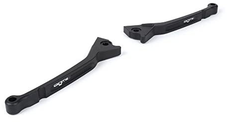 BGM Bremshebel Set schwarz matt, CNC Sport, lang 165mm kompatibel für Vespa GT, GTL, GTV, GTS 125-300