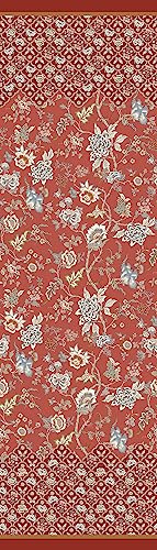 Bassetti Vicenza Foulard aus 100% Baumwolle in der Farbe Rot R1, Maße: 180x270 cm - 9325916