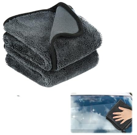Liamostee Shiny Trockentuch, Fast Dry Trockentuch für Die Dusche,2PC Trockentuch Dusch Duschkabinen Tuch zum Wasser Abziehen in Dusche & Bad (40X60cm)