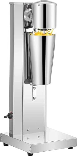 Shaker elettrico per frappè - Miscelatore e frullatore per frappè in acciaio inossidabile - Miscelatore elettrico per frappè per frappè lisci e cremosi