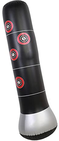 Aufblasbarer Boxsack Zum Boxen, Aufblasbarer Boxsack, Aufblasbarer Boxsack für Training, Tumbler Bop Bag, Aufblasbarer Boxsack mit Boxsack, Boxsäcke, Kick-Erwachsene, Luftpumpe