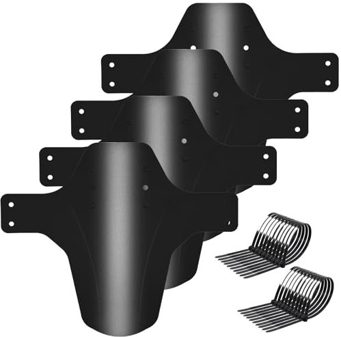 FETESNICE MTB Mudguard für Hinten und Vorne， Fahrrad Schutzbleche Mountainbike Set [20-29 Zoll] - Universal MTB schutzblech für die Meisten Fahrräder (XIAO-DBB-4MS)