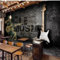 Weiniuniu Benutzerdefinierte 3D-Tapete, E-Gitarre, Schwarz, coole Musik, Bar-Wandbilder, Rock, KTV, Restaurant, Hintergrund, Wanddekoration, Fresko, 150 x 105 cm