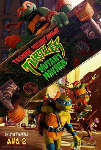 Poster Teenage Mutant Ninja Turtles Mayhem, A4, Wandkunst, Heimdekoration, Filmposter, Leinwand, Film, Kino, Retro, Vintage, Kult, klassisch, Nostargic, Saga, moderner Nachdruck, wir drucken jedes