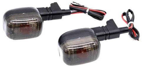 WANGBINGXING Blinker Motorrad Hinten Blinker Licht Fit for BMW F650 GS CS F 650 ST G 650 GS Motorrad Zubehör Blinker Anzeige Lampe Motorrad Blinker(Smoke)