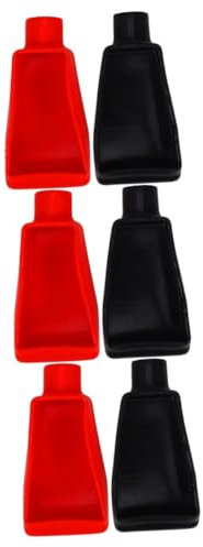 Gatuida 3 Paar Batteriestapelabdeckung Batterieklemmenabdeckung Autozubehör Negative Batterieabdeckung Batterieklemme Marine Batterieklemmen Kit