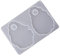 OHPHCALL 1 Stück DIY Klebeform Praktische Form DIY Kristall Epoxidharz Form DIY Make Up Tablett Formen DIY Werkzeug Spiegeloberfläche Tablett Form Handgefertigte Handwerksform