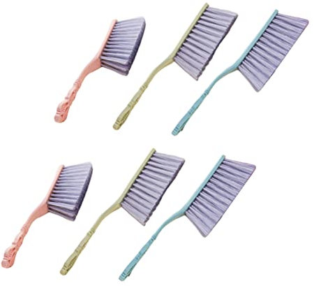 KOMBIUDA 6-teiliges Reinigungsbürsten Satz Mit Kunststoffborsten Staubbürste Für Sofa Bett Schreibtisch Boden Möbel Arbeitsplatte Kamin Schrank Auto Einfache Reinigung Großer Flächen