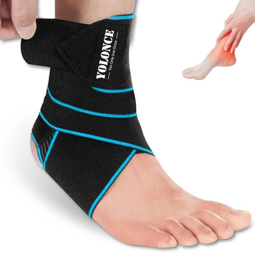 Sikeydels Tutore per caviglia,Cavigliera Sportiva,Supporto Caviglia Sportiva,Caviglia Regolabile,Elastica e Traspirante Caviglia,Cavigliera per Fornisce Il Supporto Facilità Dolori