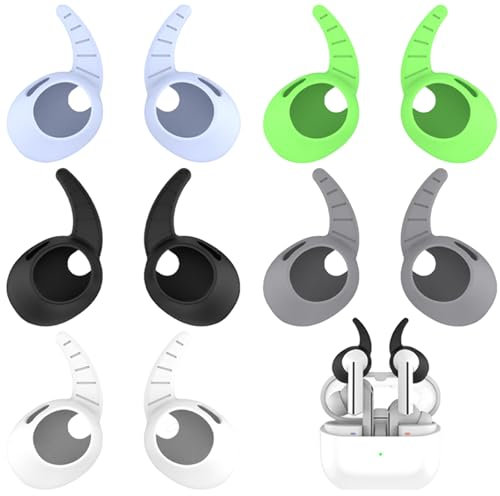 Bamyli Lot de 5 paires de cache-oreilles compatibles avec Samsung Galaxy Buds 3 - En silicone antidérapant - Protection contre la poussière - Pour casque Bluetooth Galaxy Buds3