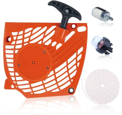 Hyceker CS370 CS400 Kit de démarrage pour tronçonneuse Echo CS-370F CS-400 CS-400F CS-420ES Kit de démarrage CS-370 Starter Assy, démarreur CS 400 avec cordon de traction de 0,9 m A051000982