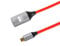 HangTon Câble adaptateur USB-C vers HDMI 4K60p pour iPhone 15/16 Pro Max, MacBook Pro/Air, Samsung Huawei ordinateur portable téléphone vers écran TV projecteur, miroir d'écran, rouge tressé, 20 cm