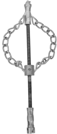 FRCOLOR Kette zur Abflussreinigung 16mm Flexibler Rohrreiniger für Fett und Rohrverstopfungen Kompatibel mit Bohrmaschinen Sanitärwerkzeug für Küche und Bad