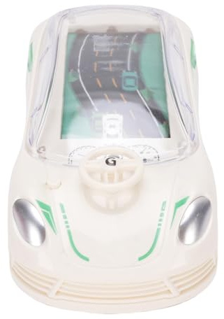 Lernsimulations-Rennspielspielzeug, Handgesteuertes Autorennen-Abenteuerspielzeug für (White)