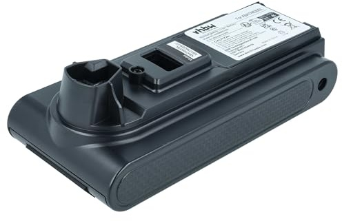 vhbw Akku kompatibel mit Shark IZ400 | IZ500 Staubsauger Schwarz (3000 mAh, 21,6 V, Li-Ion)