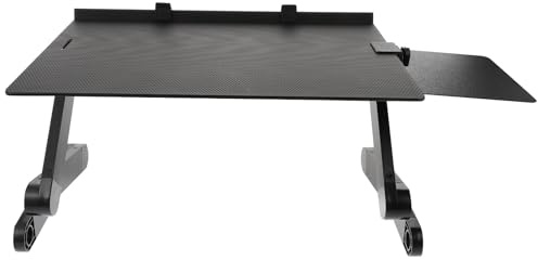 CALLARON Supporto Elevatore da Tavolo in Lega di Alluminio per Laptop Raffreddamento, Pieghevole e Regolabile, Base Stabile Ergonomica per Ufficio e Uso Domestico