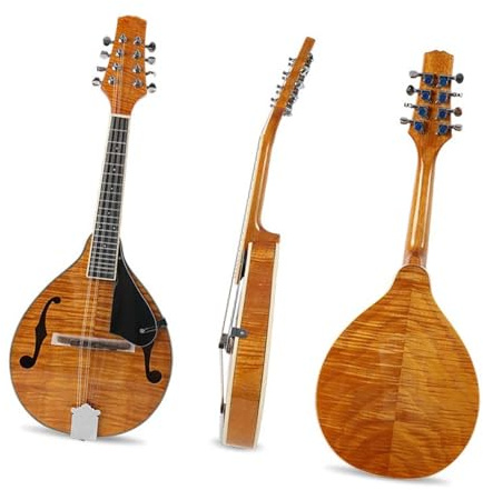 Mandolin För Vuxna Åttasträngad Mandolin För Nybörjare Akustiskt Plockinstrument