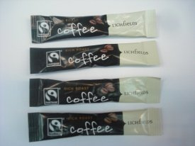 Lichfields Rich Roast Coffee Stick Sachets, Pack of 50, Single-Serve Portions