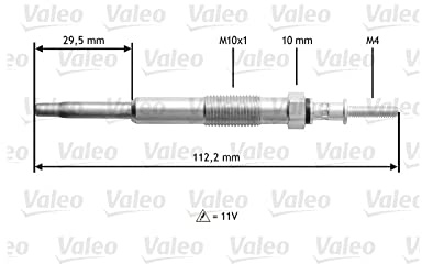Valeo Glühkerze Glühstift 345135