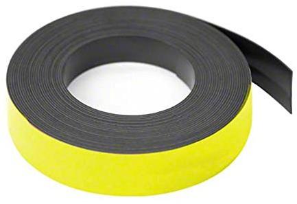 Magnet Expert® White 25mm wide x 0.76mm thick Magnetic Gridding Tape (5 Metre Length)